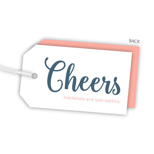 Blue Cheers Hanging Gift Tags